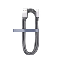 Câble USB 3.1 Type-C 60W 5Gbps en cuivre pur tressé en nylon pour la charge rapide 3A des mobiles et des disques durs