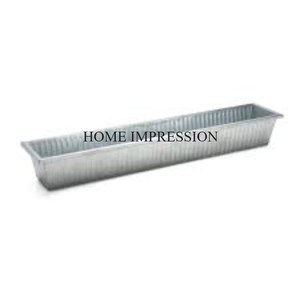 Proveedor al por mayor de artículos de jardín para decorar macetas de flores y macetas hechas de macetas y macetas de Interior de color gris galvanizado - Product Image 3