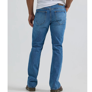 Vêtements pour hommes personnalisés, <span class=keywords><strong>jeans</strong></span> Bootcut pour hommes, <span class=keywords><strong>jeans</strong></span> bootcut <span class=keywords><strong>taille</strong></span> <span class=keywords><strong>basse</strong></span> pour hommes, <span class=keywords><strong>jeans</strong></span> en denim - Product Image 2