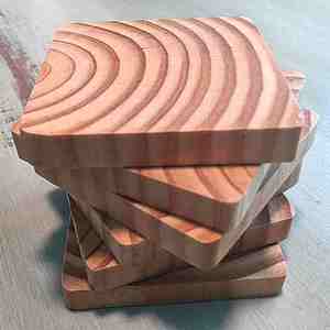 New Design Handmade <b>Coasters</b> <b>Slate</b> Walnut Wood Customised Design Manufacturer From India With Export Quality - Product Image 3