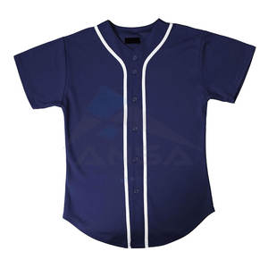 Maillot de baseball vierge personnalisable pour hommes, vente en gros, sublimation intégrale, tenue de softball économique, matière respirante, maillot de sport - Product Image 5