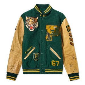 OEM Men's College Bomber Flight Varsity <b>Jacket</b> Customizable Sport <b>Jacket</b> Chenille Embroidered Logo Waterproof Reversible Winter - Product Image 4