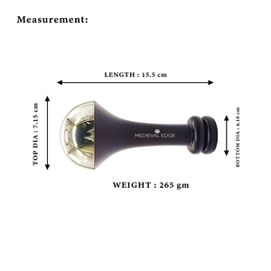 Medieval Edge LKWDB-01 Varita Kansa Premium de Cuerpo Completo, Herramienta de Masaje Manual para Reducir el Estrés, Reafirmar la Piel y Mejorar la Circulación - Product Image 6