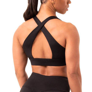 Sujetador deportivo para mujer más vendido Último diseño Sujetador deportivo con logotipo personalizado de alta calidad Sujetador deportivo para mujer personalizado para mujer - Product Image 3