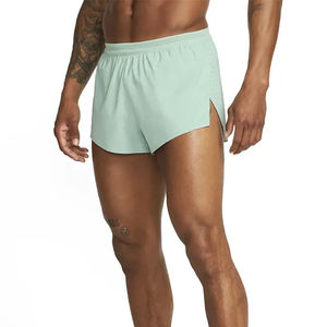Shorts de sport pour hommes, solides, respirants, à séchage rapide, en toile de haute qualité, style décontracté, pour l'entraînement estival et les exercices - Product Image 1