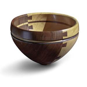 Elegante y Moderna Tazón de Servir de Madera de Acacia Ecológica con Aspecto Premium para Uso en el Hogar y la Cocina - Product Image 6