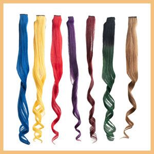 Paire de mèches de cheveux couleur aléatoire - Offre Spéciale Fêtes - Product Image 1