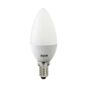 Lampadina LED Beghelli a Forma di Oliva E14 W 5 Lumen Luce Fredda 4000K - Product Image 1