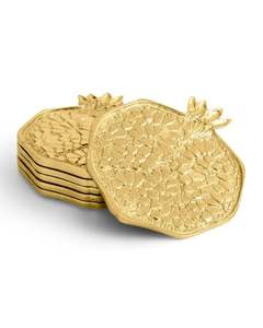 Sous-verres décoratifs en acier inoxydable en forme martelée avec finition électro placage Décoration d'intérieur Meilleures ventes - Product Image 5