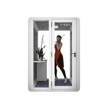 Nouveau 2024 – Bureau à domicile moderne en acier préfabriqué, studio d'enregistrement portable, hôtel conteneur préfabriqué, salon.