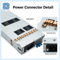 Modul Catu Daya AC/DC Universal Cisco N9K-PUV-3000W-B 3000W Asli untuk Switch Seri Nexus 9500, Baru Efisiensi Tinggi