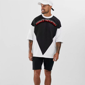 Camiseta extragrande de poliéster 100% para hombre, peso pesado, impresión Digital sólida, personalizable, alta calidad, ecológica, informal a granel - Product Image 1