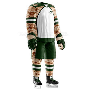 Diseña tu propio logotipo El uniforme de hockey sobre hielo más popular Uniforme de hockey sobre hielo de talla grande para adultos - Product Image 2