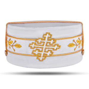 Casquette de béret écossais de qualité supérieure avec design tartan classique de haute qualité 32e degré Scottish Rite Crown Caps ronpex - Product Image 1