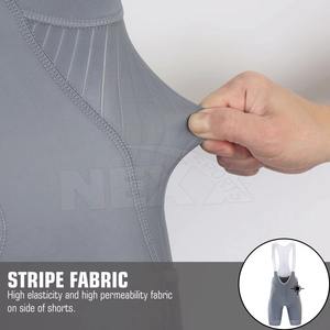 Pantalones cortos con pechera de ciclismo para hombres y mujeres con bandas elásticas para las piernas Ajuste cómodo Flujo de aire optimizado y comodidad mejorada - Product Image 6