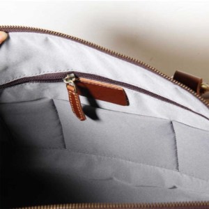 กระเป๋าเดินทางหนังแท้ทำมือผลิตจากโรงงานผลิตเอง - Product Image 5