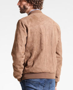 Hot <b>Sale</b> Genuine Suede <b>Leather</b> Tom Cruise Flight Aviator <b>Jacket</b> Customize <b>Men</b> OEM Factory Customize <b>Jackets</b> - Product Image 2