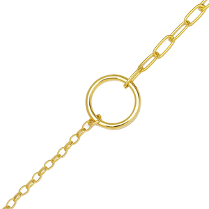 Hollow Round <b>Charm</b> Link Chain Design <b>Charm</b> Bracelet Handmade Turkish Wholesale 925 Sterling Silver Fine Jewelry for Women - Product Image 2