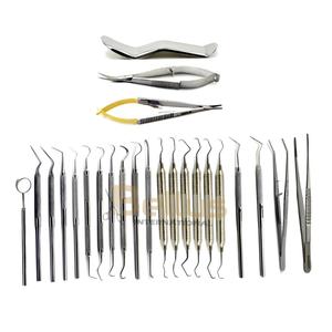 Kit de diagnóstico periodontal profesional con escalador de sondas y pinzas, instrumentos de cirugía dental, conjunto personalizable - Product Image 4