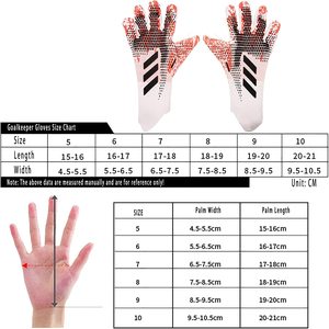 Gants de gardien de but SOCCER unisexes pour adultes en cuir antidérapant pour l'entraînement et les matchs en intérieur et en extérieur - Product Image 3
