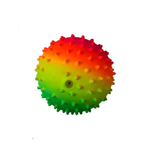 ลูกบอลเป่าลมพลาสติกพีวีซีสีรุ้ง9นิ้วสำหรับเด็กปรับแต่งได้ - Product Image 3
