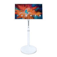 Smart TV rotación pantalla táctil portátil Android cámara móvil pantalla Tablet PC soporte ruedas televisión recargable