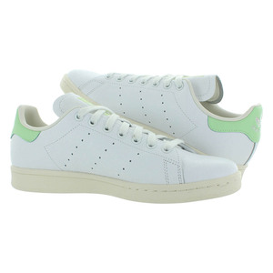 Adidas Stan Smith da Donna, Sneakers Bianco Nuvola/Verde Scintillante/Bianco Sporco, Design alla Moda con Rialzo Interno |   100% Autentico - Product Image 4