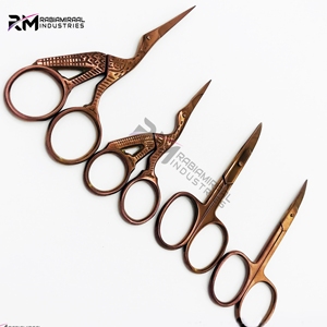 RMI <b>Mini</b> Nail Manicure Saloon Scissor Straight Stainless Steel Beauty Scissors Sharp Tip Nail Art Right-Handed Cuticle Nail - Product Image 4