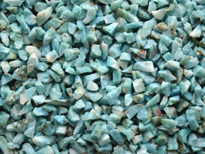 Piedra Natural de Larimar en Bruto con Rayas, Grava Cruda al por Mayor, Certificada por GIA, Azul Cielo, 10-50mm, Gema para Joyería - Product Image 2