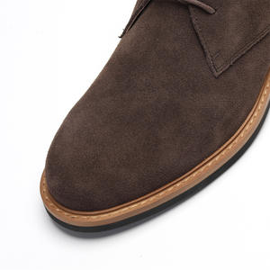 รองเท้าบูทหนังแกะสีน้ำตาลสุดหรูแบบสวมยาวเหนือเข่า พร้อมพื้นผิวกันน้ำและซับในป้องกันกลิ่น สำหรับสภาพอากาศหนาวเย็นและโอกาสที่เป็นทางการ - Product Image 2