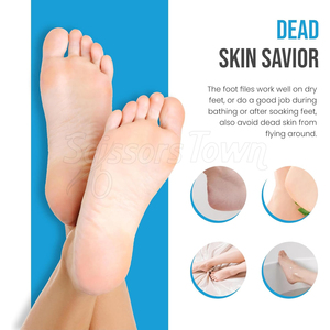 Escofina de pie de doble cara con logotipo personalizado Diseño duradero para eliminar la piel dura y los talones agrietados - Product Image 5