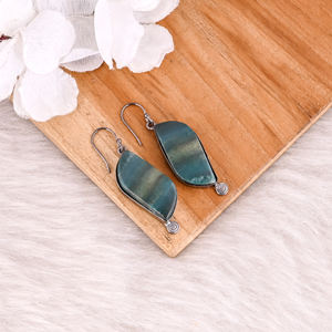 Agate de sang pierres précieuses noir ruthénium laiton fait à la main balancent concepteur à la mode boucle d'oreille bijoux boucles d'oreilles en laiton idée cadeau parfaite - Product Image 6