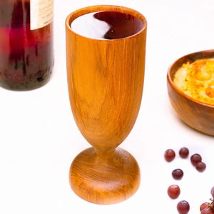 แก้วใส่เครื่องดื่มเก็บความเย็นไม้ธรรมชาติทนทานสำหรับงานปาร์ตี้มาใหม่ - Product Image 4