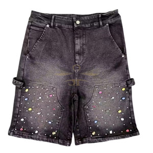 Short en strass personnalisé dernier modèle Vente en gros Short en strass décontracté à prix raisonnable - Product Image 1