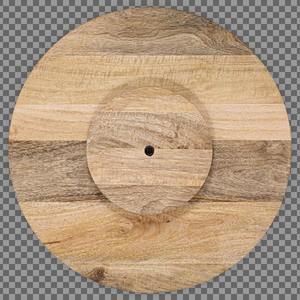 Bandeja Giratoria Redonda de Madera Natural para Vajilla, Organizador Giratorio de Madera para Cocina, Bandeja Giratoria para Gabinete o Encimera - Product Image 5