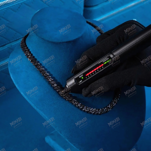 Collar de cadena de tenis de moissanita para hombre, joyería de Hip Hop audaz con piedras brillantes para estilo Streetwear - Product Image 2