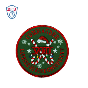 Personalized <b>Iron</b> on Emblem Heat <b>Press</b> Embroidery Twill Patch - Product Image 5