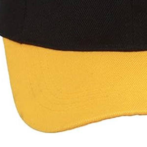 Color amarillo y negro Ropa de moda Gorra de béisbol deportiva con estilo Gorra de béisbol deportiva de nuevo diseño impermeable - Product Image 5