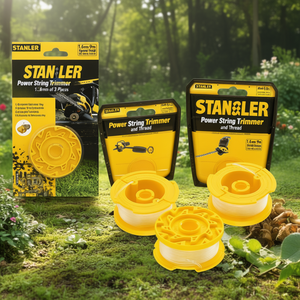 Bobine et fil pour débroussailleuse Stanley Power, 1,6 mm, 9 m, lot de 3 pièces - Product Image 3