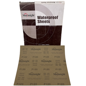 Hojas de acabado impermeables de carburo de silicio Sun Might de alta calidad, 230x280mm, grano grueso ultrafino para trabajo de superficie de precisión - Product Image 4