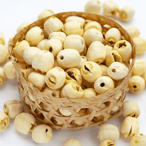 Graines de lotus entières séchées extrêmement riches en nutriments, graines de lotus brutes de qualité supérieure pour le thé, à boire après mélange avec de l'eau - Product Image 1
