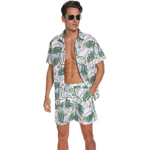 Conjunto corto de alto impacto Diseño informal de verano Tejido de punto de secado rápido Material transpirable Artículo de venta popular OEM de baja tasa - Product Image 6