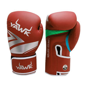 Gants de boxe Winning jaunes tendance, cuir de vachette de haute qualité, gants de boxe professionnels à lacets pour l'entraînement - Product Image 1