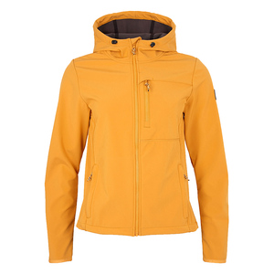 Chaquetas de concha blanda de caballo de invierno de buena calidad, chaqueta con aislamiento de logotipo impreso personalizado, chaqueta Softshell Core para mujer - Product Image 1