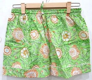 100% coton tissu main bloc impression dames vêtements de nuit dames PJ ensemble dernières femmes pyjama ensemble - Product Image 5