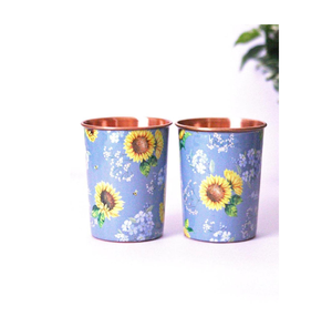 แก้วทองแดงบริสุทธิ์ดีไซน์ใหม่พร้อมดีไซน์พิมพ์เคลือบแก้วคุณภาพสูงงานแฮนด์เมด - Product Image 1