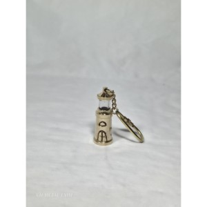 Llavero con Mosquetón y Colgante de Mini Linterna Vintage de Latón, Diseño Náutico de Faro, de Aleación Metálica para Llaves - Product Image 4