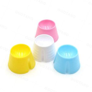 Piring <span class=keywords><strong>dappen</strong></span> sekali pakai pencampur gigi piring plastik warna-warni - Product Image 2