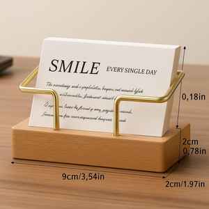 Tarjetero de Madera Maciza de Primera Calidad |   Estuche de Madera para Tarjetas Bancarias, para Tarjetas de Crédito y Débito |   Almacenamiento de Tarjetas de Madera Minimalista Hecho a Mano - Product Image 4