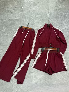 Nuevo Conjunto Deportivo Casual de 3 Piezas para Mujer, Talla Grande, Tejido de Punto, Chaqueta, Pantalones Deportivos y Falda con Capucha, Logotipo Frontal, Cintura Elástica - Product Image 5